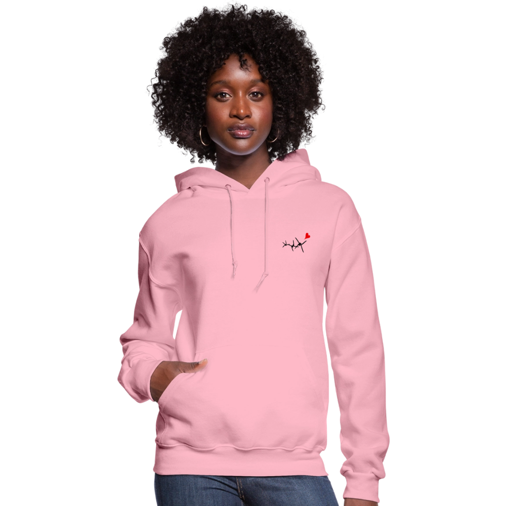 Women's Hoodie vine Rose - classic pink