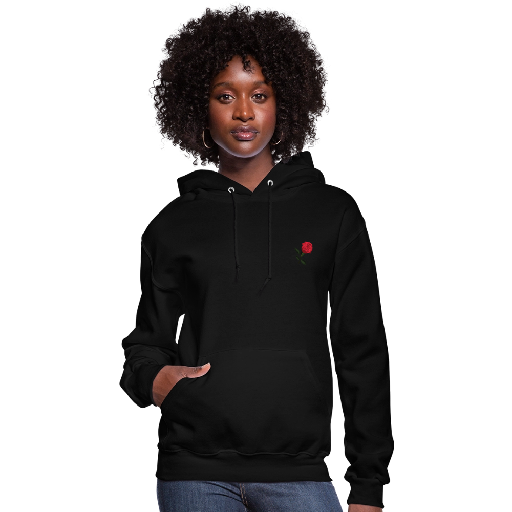 Women's Hoodie Rose - black