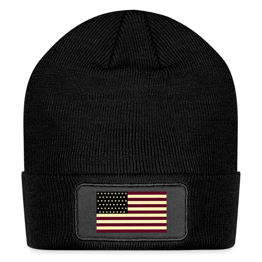 Patch Beanie - black