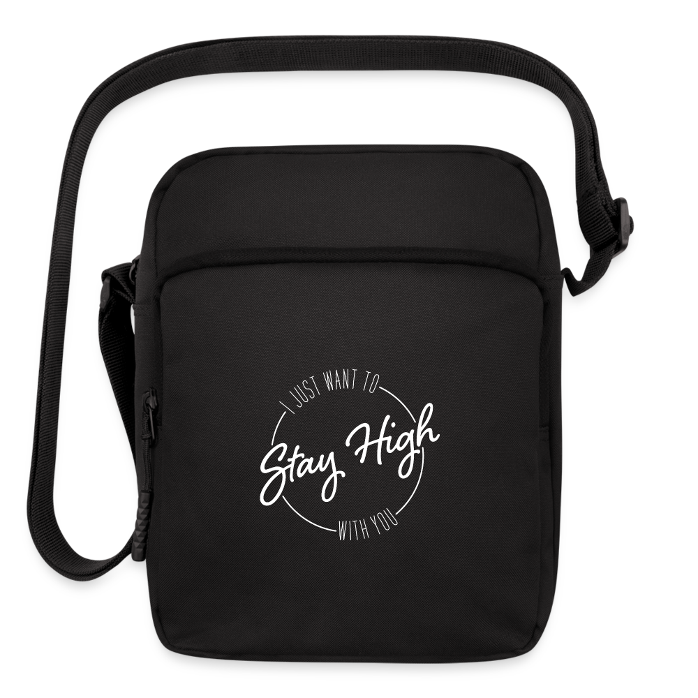 Upright Crossbody Bag - black