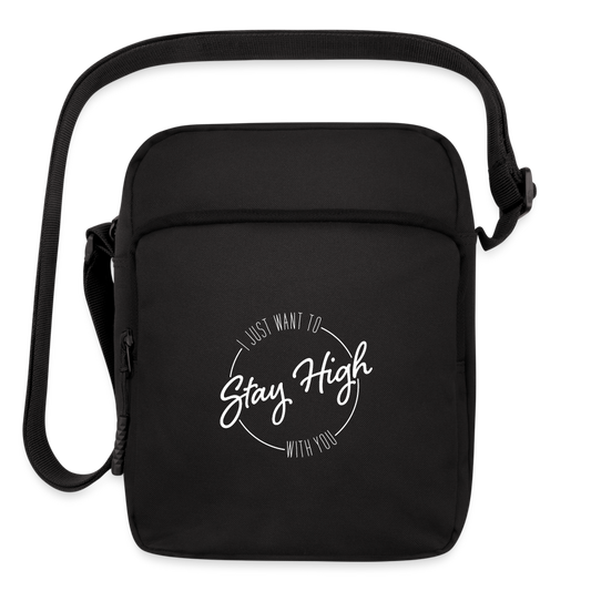 Upright Crossbody Bag - black