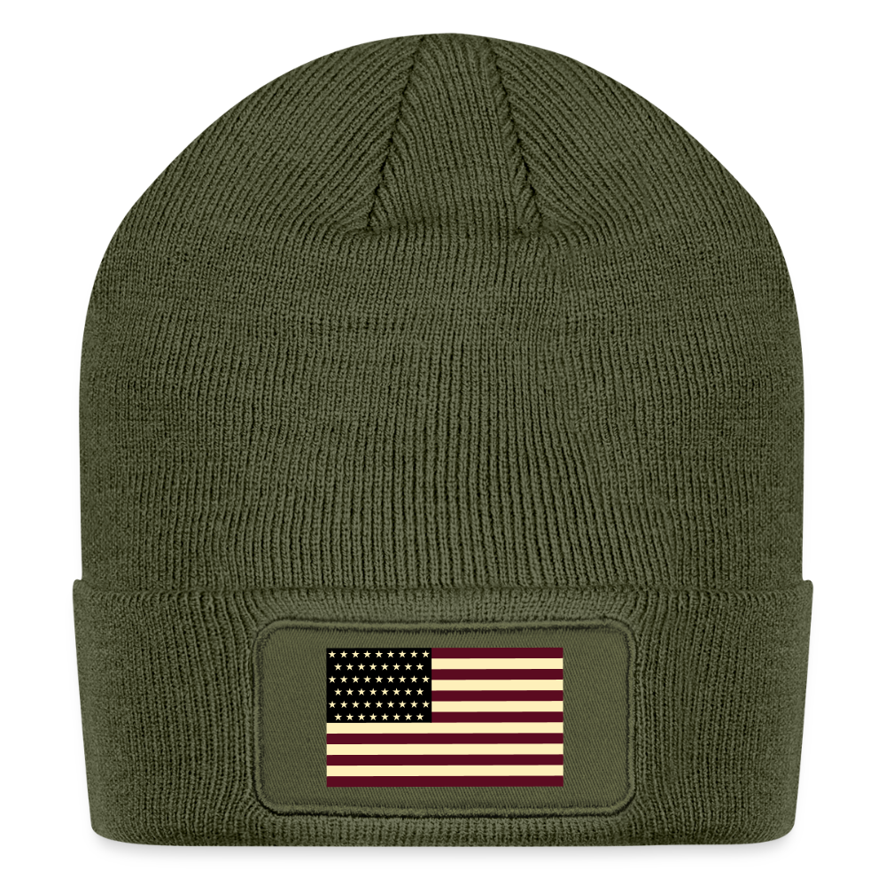 Patch Beanie - olive