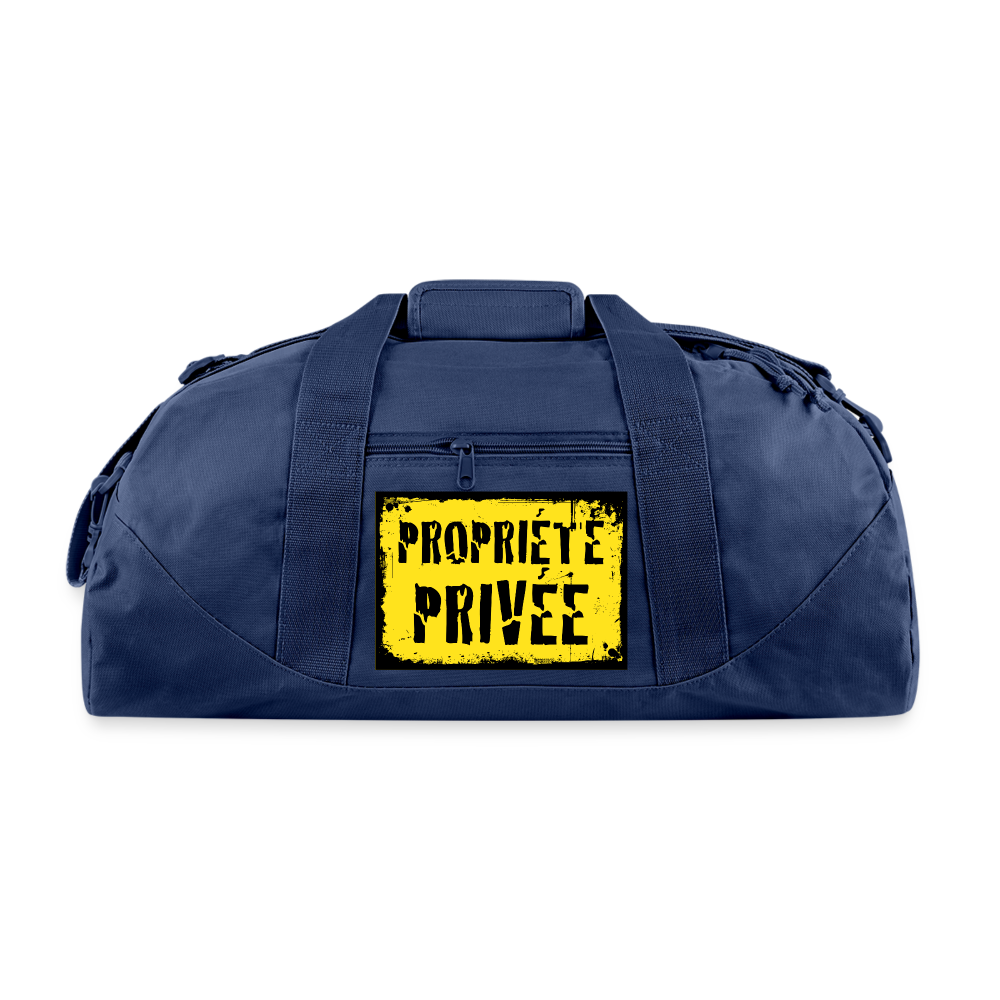 Recycled Duffel Bag - navy