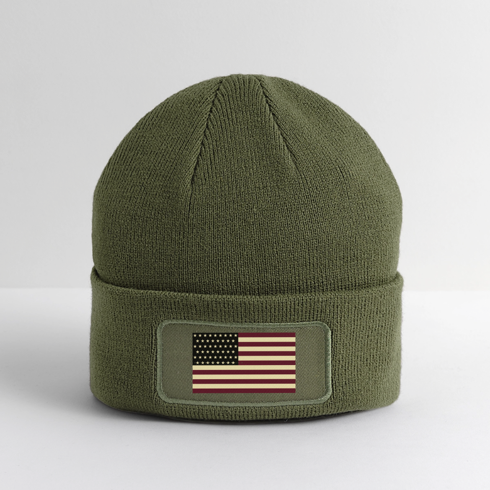 Patch Beanie - olive