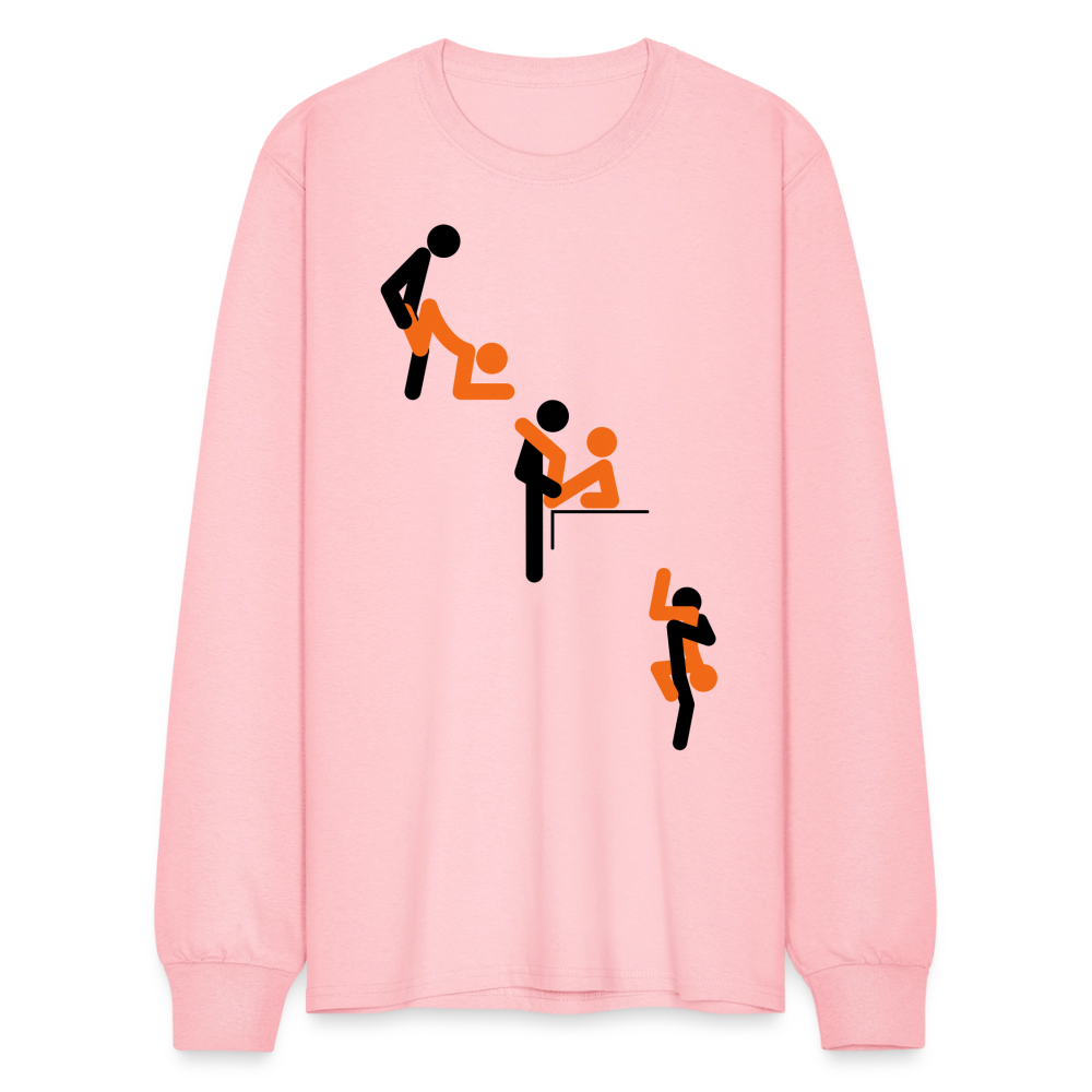 Men's Long Sleeve T-Shirt - pink