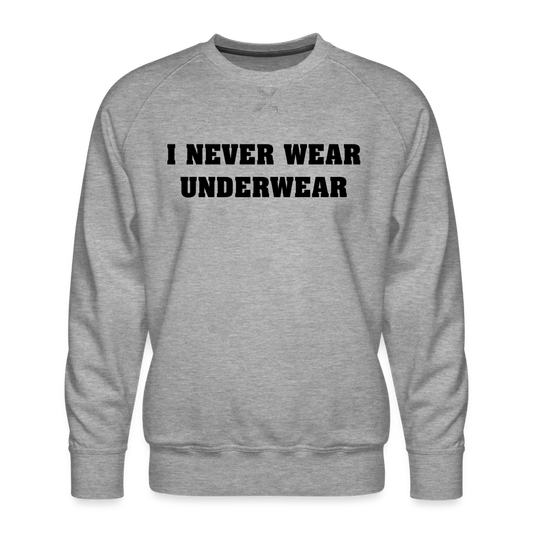 Men’s Premium Sweatshirt - heather grey