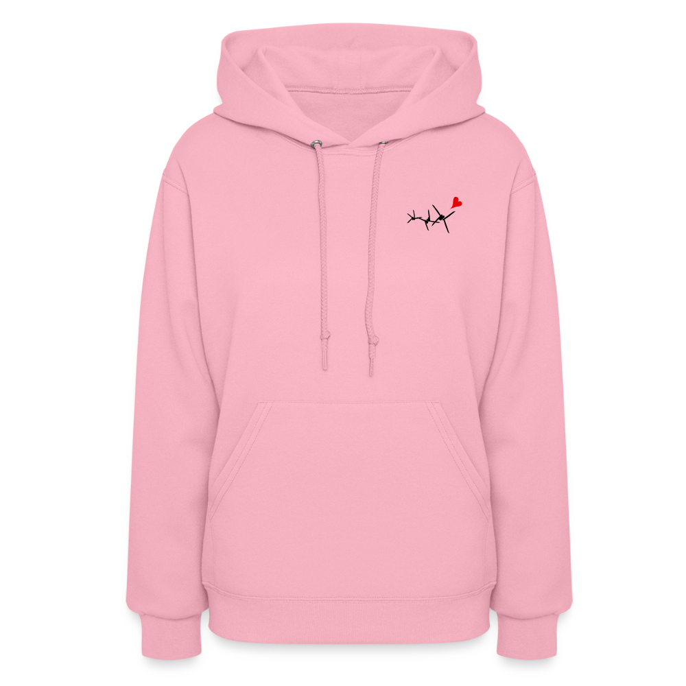 Women's Hoodie vine Rose - classic pink