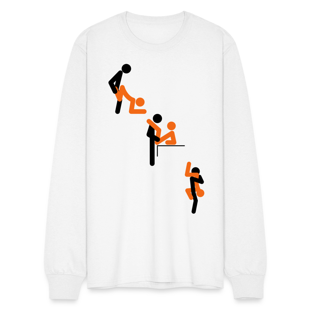 Men's Long Sleeve T-Shirt - white