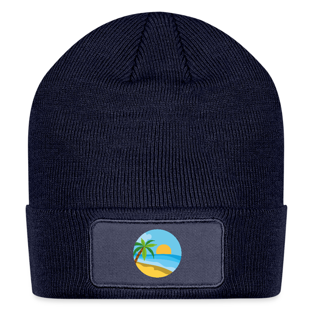 Patch Beanie Beach - navy