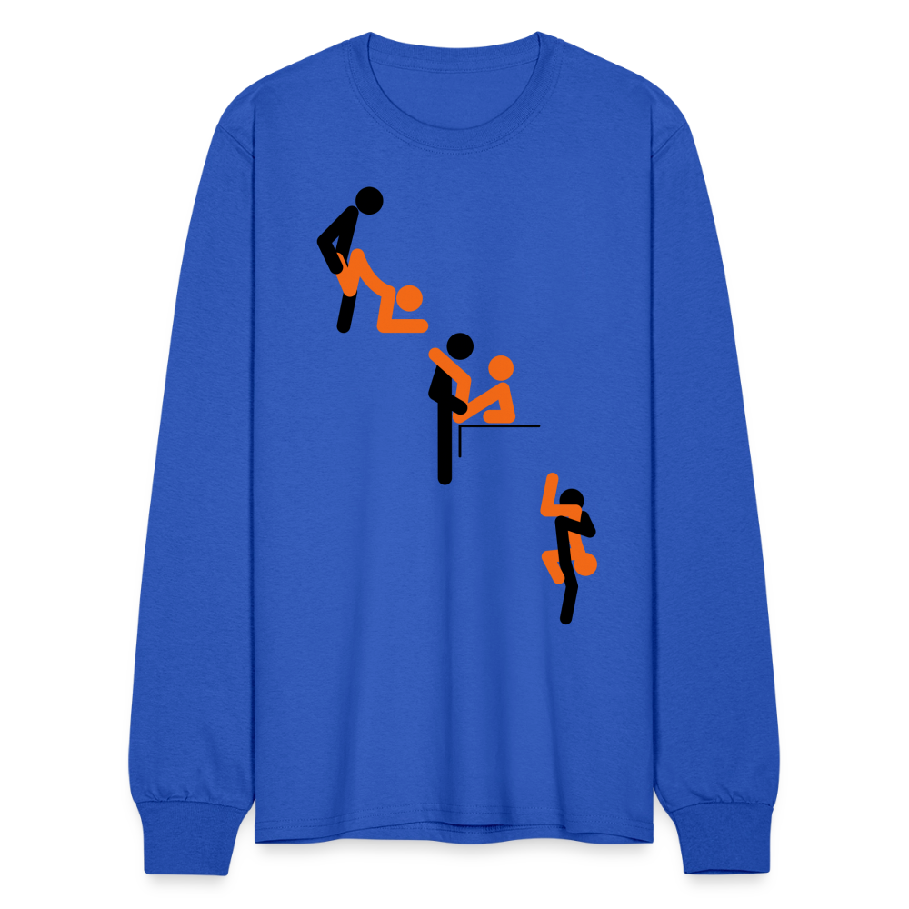 Men's Long Sleeve T-Shirt - royal blue