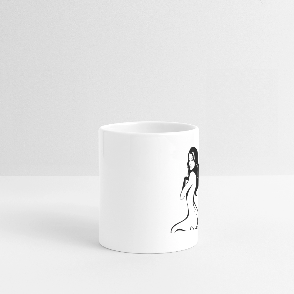 Mug with Heart Handle - white