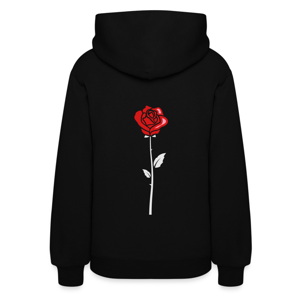 Women's Hoodie Rose - black