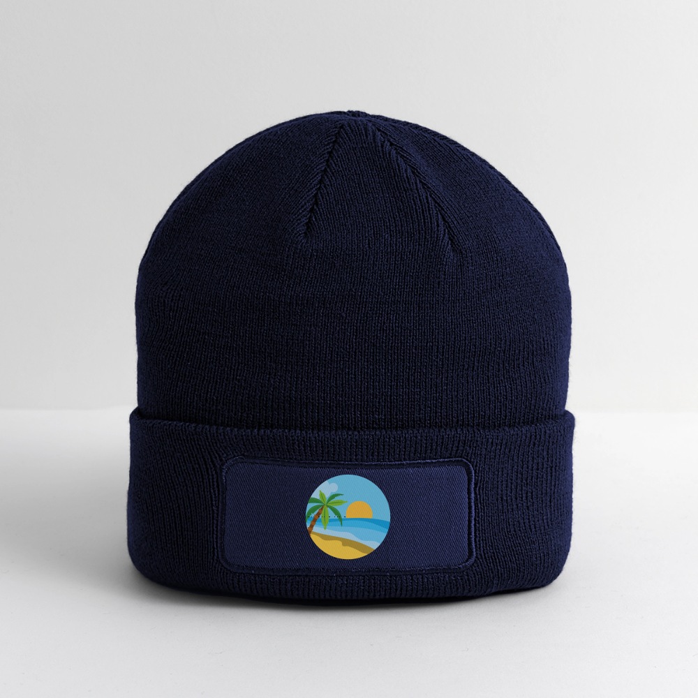 Patch Beanie Beach - navy