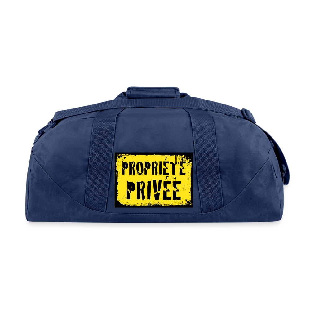 Recycled Duffel Bag - navy