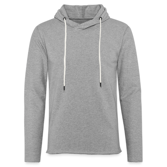 Lightweight Terry Hoodie - heather gray