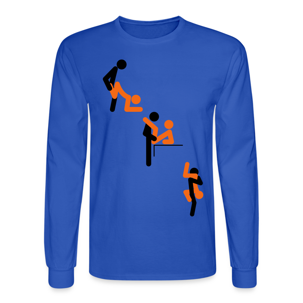 Men's Long Sleeve T-Shirt - royal blue