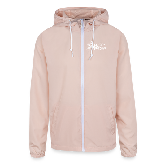 Unisex Lightweight Windbreaker Jacket Pink - blush pink 