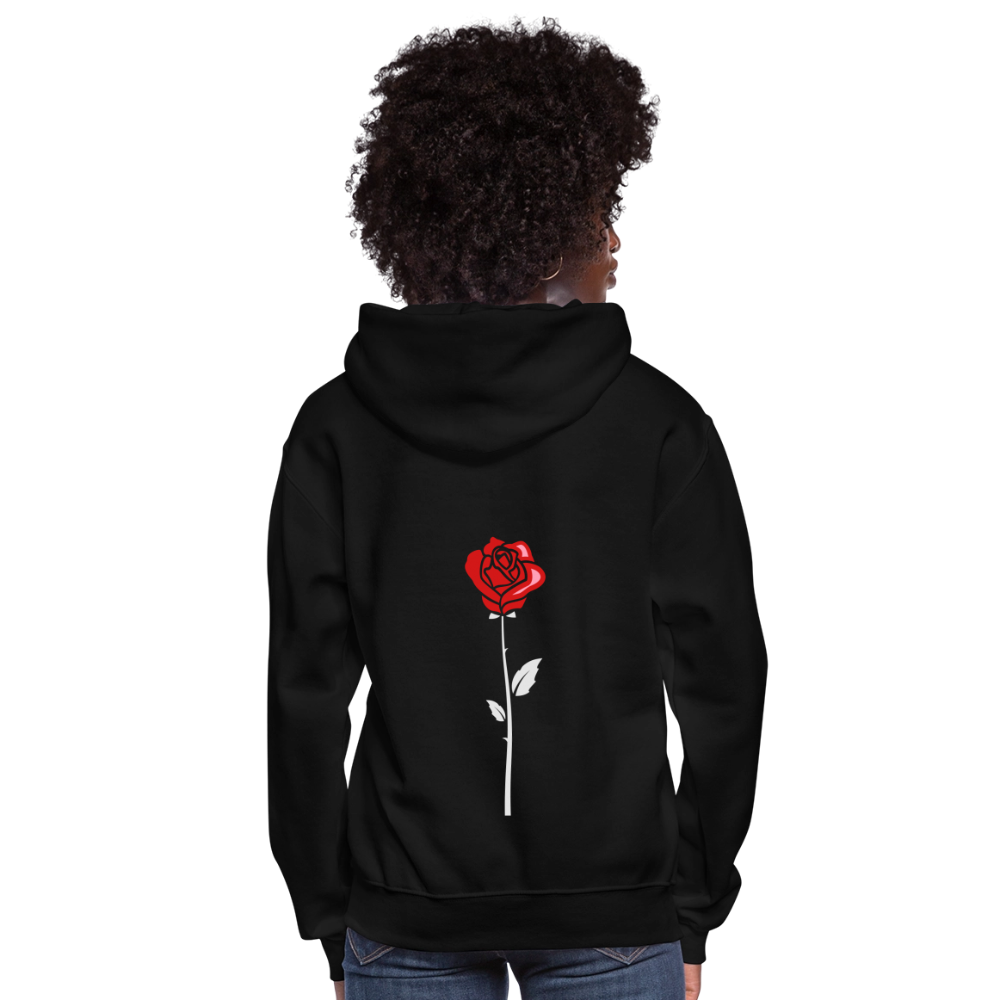 Women's Hoodie Rose - black