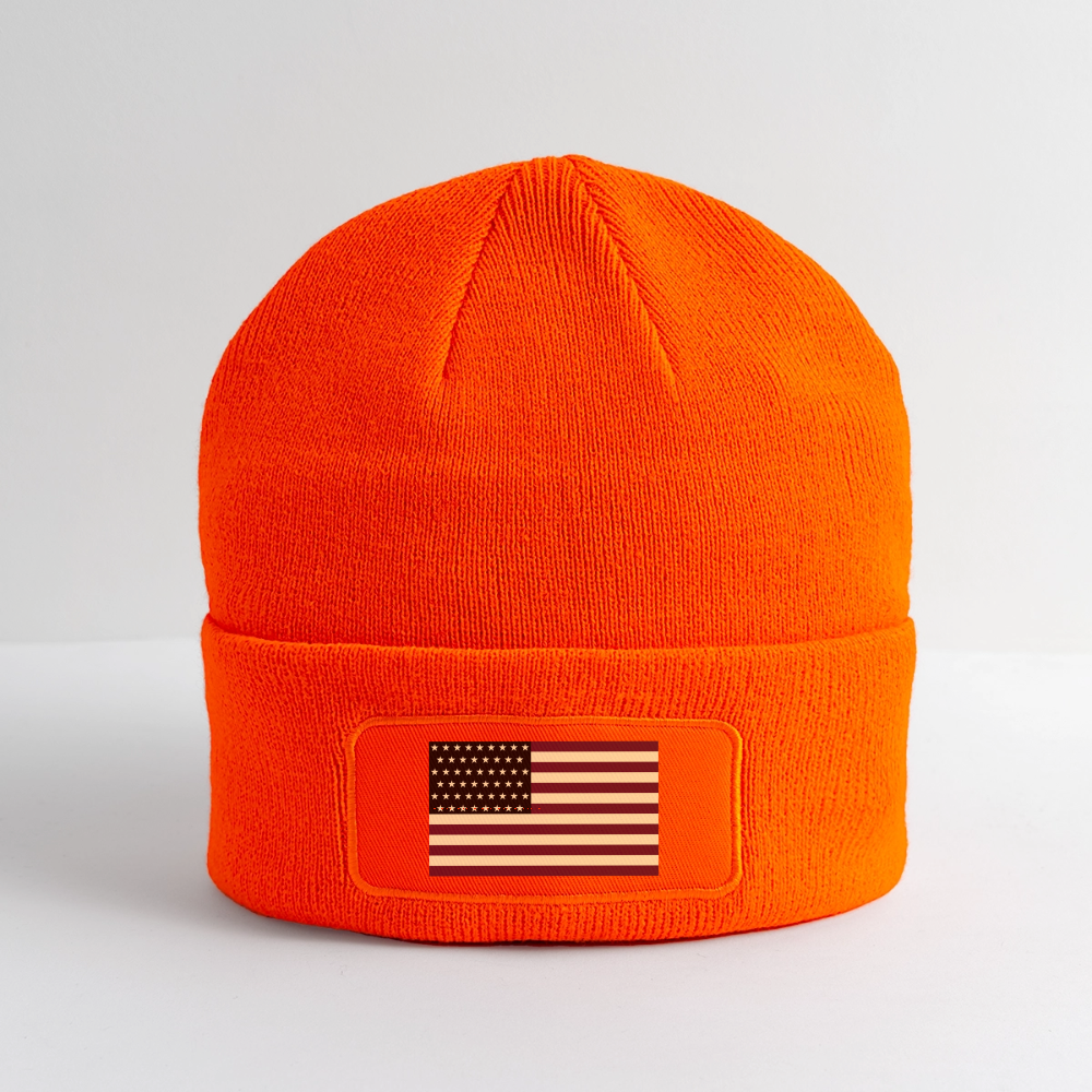 Patch Beanie - neon orange