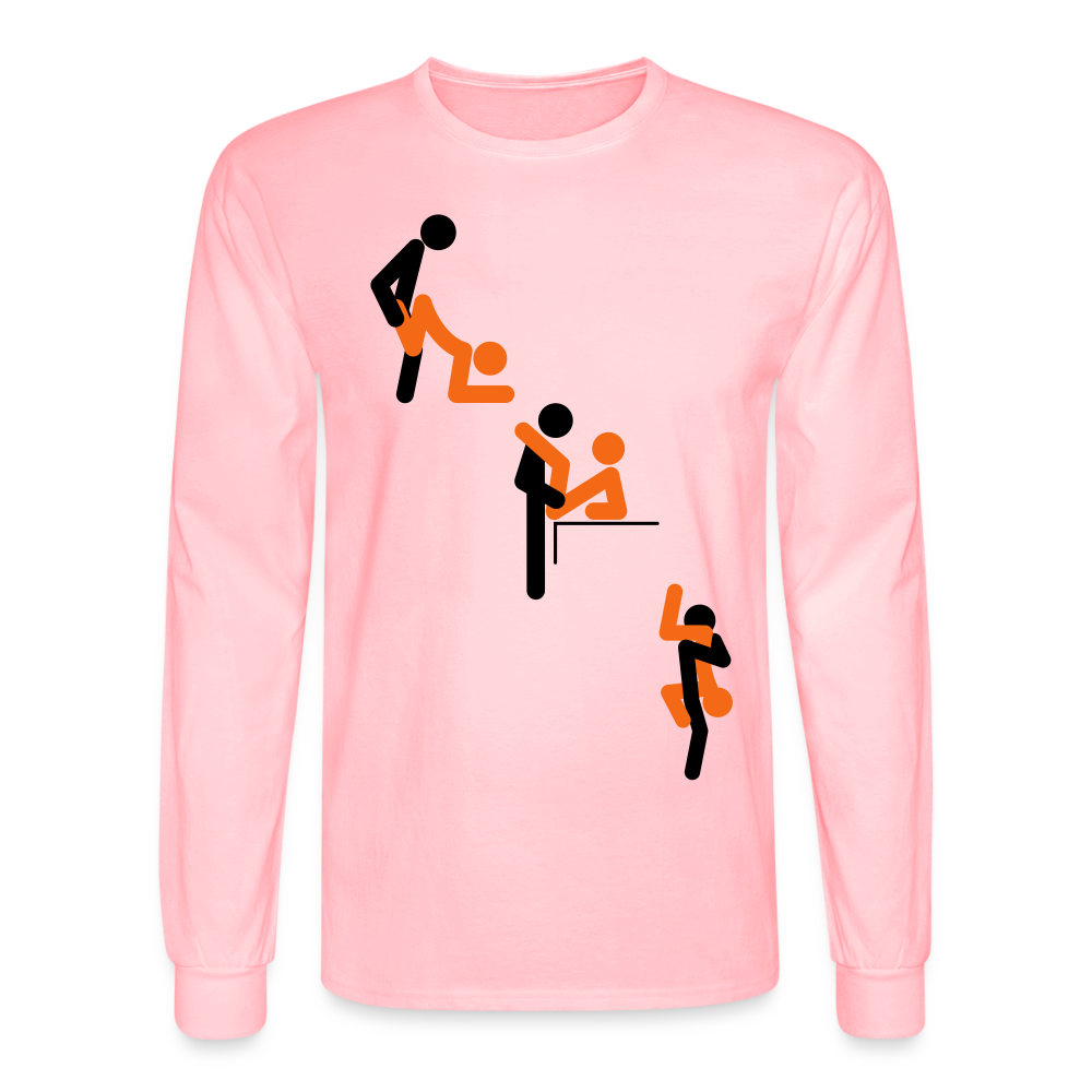 Men's Long Sleeve T-Shirt - pink